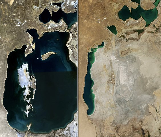 #2 What happened to the Aral Sea?